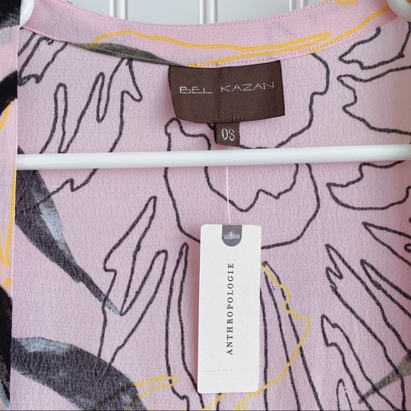 Anthropologie x Bel Kazan Open-Front Short Sleeve Duster Kimono NWT One Size - Picture 13 of 15